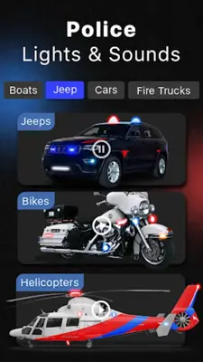 Loud Police Siren Police Light android App screenshot 2
